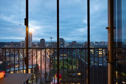 Balkong eller utsiktsbild