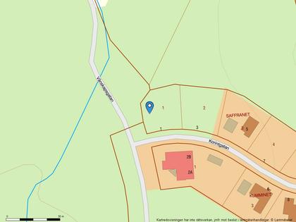 Illustrerad karta över fastigheten eller området