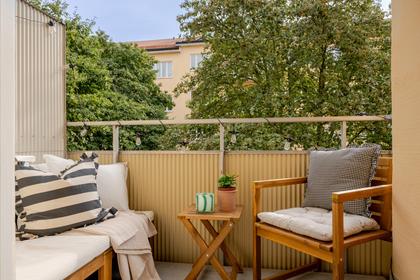 Balkong eller utsiktsbild