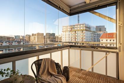 Balkong eller utsiktsbild