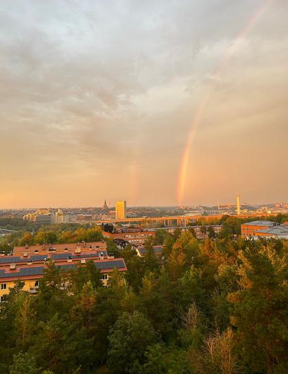 Balkong eller utsiktsbild
