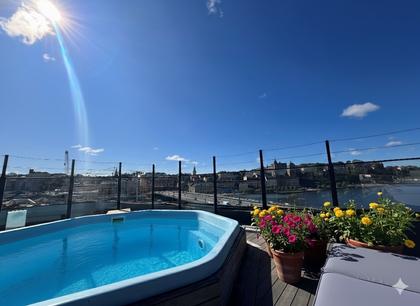 Balkong eller utsiktsbild