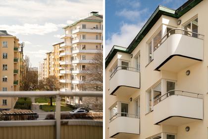 Balkong eller utsiktsbild