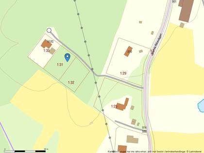 Illustrerad karta över fastigheten eller området