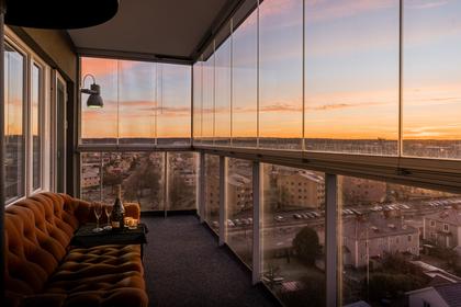 Balkong eller utsiktsbild