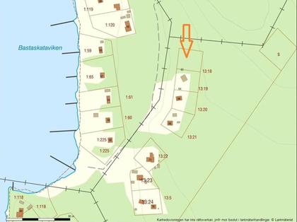 Illustrerad karta över fastigheten eller området