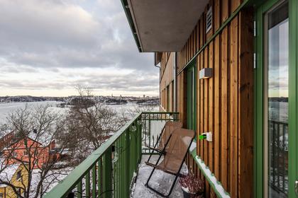 Balkong eller utsiktsbild