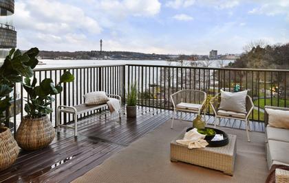 Balkong eller utsiktsbild