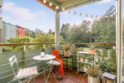 Balkong eller utsiktsbild