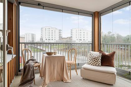 Balkong eller utsiktsbild