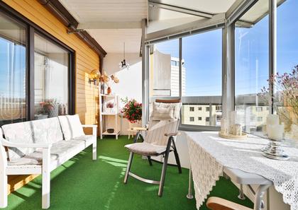 Balkong eller utsiktsbild