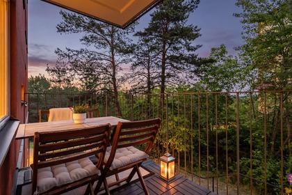 Balkong eller utsiktsbild