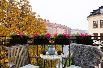 Balkong eller utsiktsbild