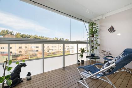 Balkong eller utsiktsbild