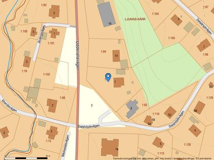 Illustrerad karta över fastigheten eller området