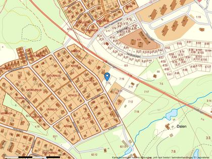 Illustrerad karta över fastigheten eller området