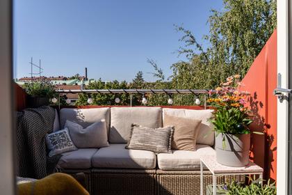 Balkong eller utsiktsbild