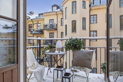 Balkong eller utsiktsbild