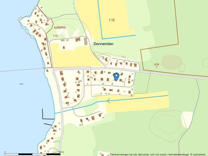 Illustrerad karta över fastigheten eller området