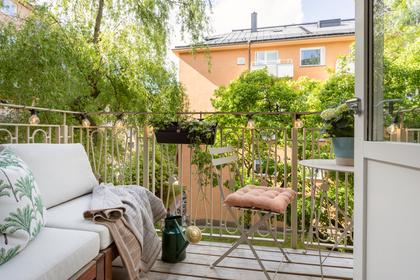 Balkong eller utsiktsbild