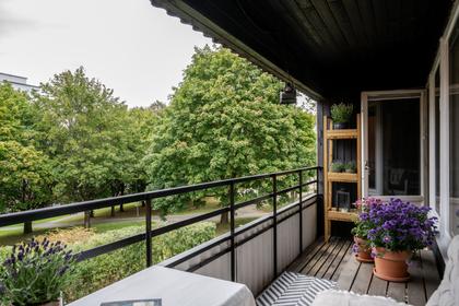 Balkong eller utsiktsbild