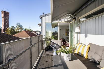 Balkong eller utsiktsbild