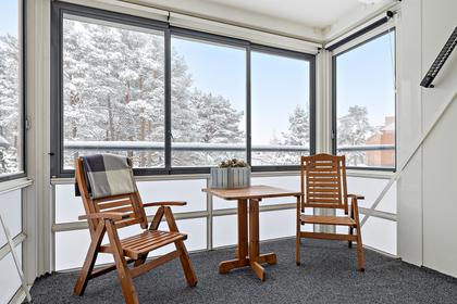 Balkong eller utsiktsbild