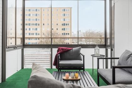 Balkong eller utsiktsbild