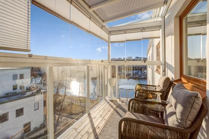 Balkong eller utsiktsbild