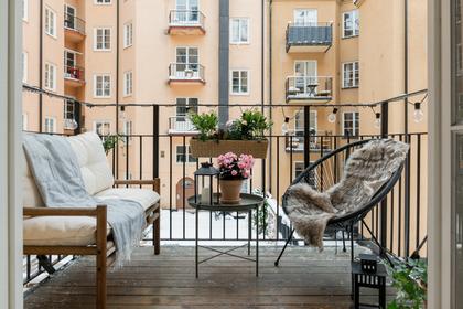 Balkong eller utsiktsbild