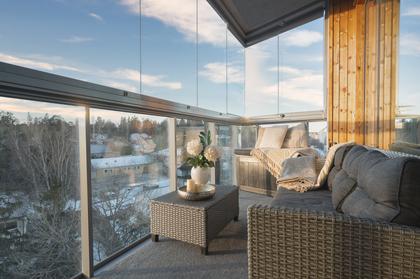 Balkong eller utsiktsbild