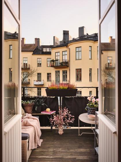 Balkong eller utsiktsbild