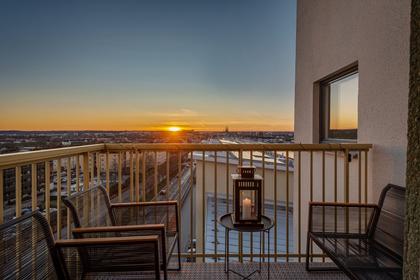 Balkong eller utsiktsbild