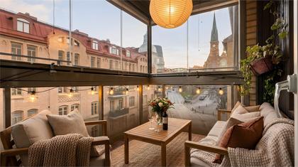 Balkong eller utsiktsbild