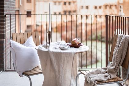 Balkong eller utsiktsbild