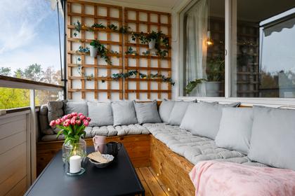 Balkong eller utsiktsbild