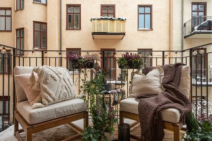 Balkong eller utsiktsbild