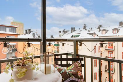 Balkong eller utsiktsbild