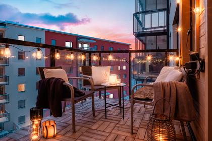 Balkong eller utsiktsbild