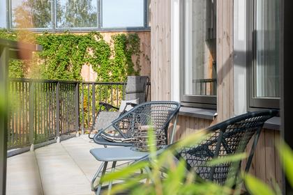 Balkong eller utsiktsbild