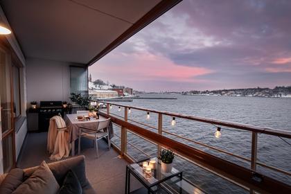 Balkong eller utsiktsbild