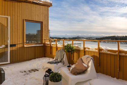 Balkong eller utsiktsbild