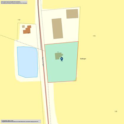 Illustrerad karta över fastigheten eller området