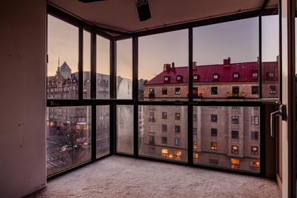 Balkong eller utsiktsbild