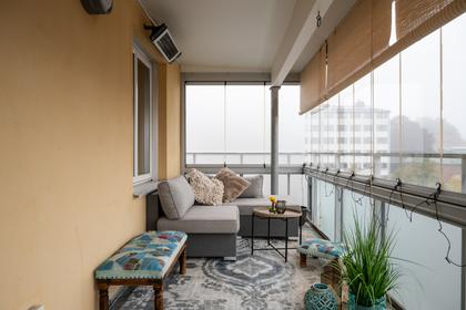 Balkong eller utsiktsbild