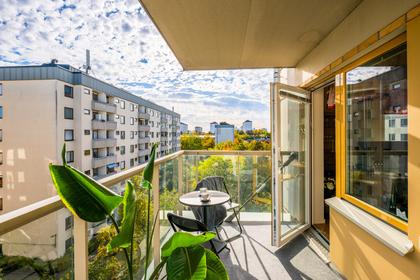 Balkong eller utsiktsbild