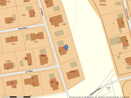 Illustrerad karta över fastigheten eller området