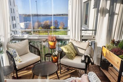 Balkong eller utsiktsbild