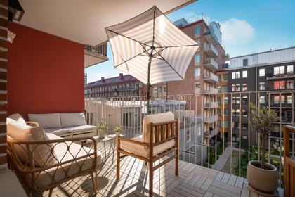 Balkong eller utsiktsbild