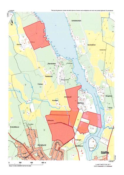 Illustrerad karta över fastigheten eller området